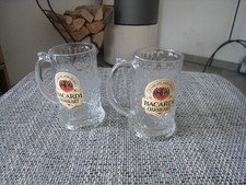 Bacardi Oakheart Krug 2 Stück Glas Gläser  Bar Gastro ca. 0,3l