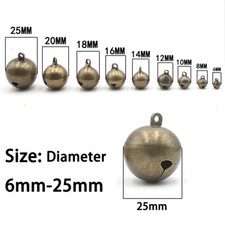 Antik Bronze Messing Metall Glocken kleiner Anhänger Charms 6mm bis 25mm Glocken