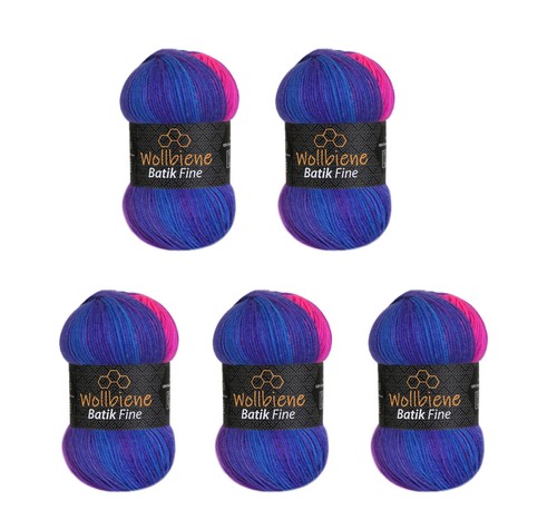 Wollbiene batik fine - wollbiene,
