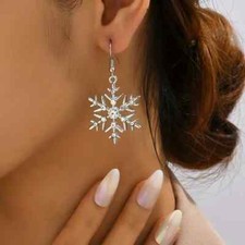 Ohrringe Schneeflocke