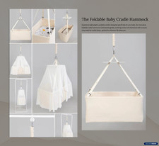 Babywiege Canvas Hängematte