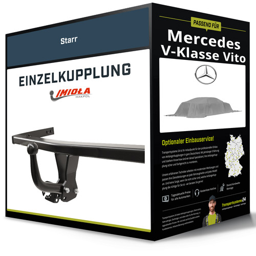 Starre anhängerkupplung für - starre,