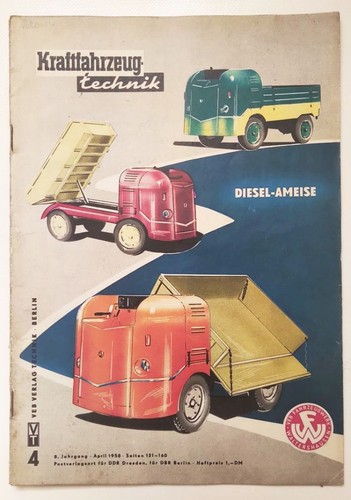 Kraftfahrzeugtechnik ddr 1958 - kraftfahrzeugtechnik,