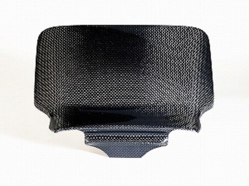 Solid carbon visor - visor, honda