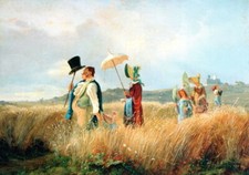 Kunstkarte Carl Spitzweg "Der