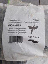 Fugenkreuze Terassenplatten FK-A 4x19  300Stück