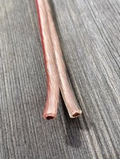 LAUTSPRECHERKABEL OFC Echtes KUPFER BOXEN AUDIOKABEL TRANSPARENT 20m 2x4 mm² Cu