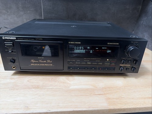 Pioneer 979 kassettendeck - pioneer, ct-979