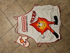 Küchenschürze Conoco und Topfhandschuh Vintage Retro Nostalgie 70er