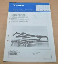 Volvo Verschliessbarer Ski Halter Einbauanleitung Lockable Ski Rack 1981 