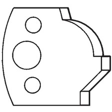 Scheppach Profilmesser Paar