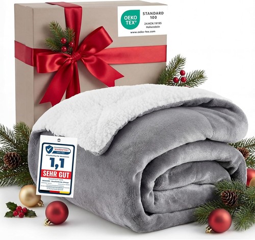 Kuscheldecke warm sherpa - kuscheldecke,