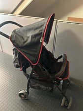 Hauck Sport Kinder Buggy Wagen Rot Schwarz Aluminium Polyester