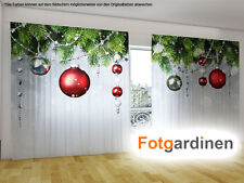 Fotogardinen "Weihnachtsdeko"