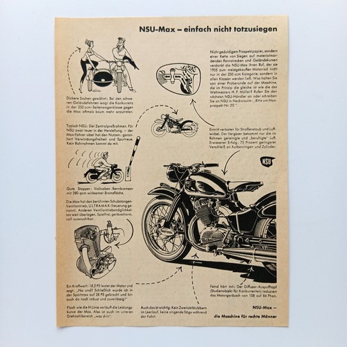 1954 nsu motorrad - motorrad, nsu-werke