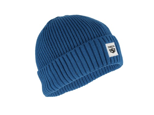 Beanie simson farbe blau - "simson",