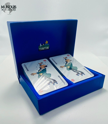 Tintin kartenspiel offizielle - tintin,