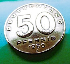 DDR 50 Pfennig 1950 A Pflug vor Hüttenwerk Münze Berlin Numismatik Ostalgie
