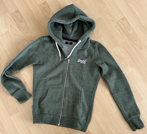 Superdry sweatjacke grün - sweatjacke,