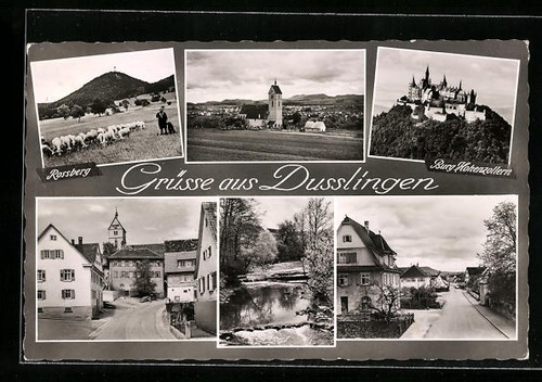 Dusslingen burg - ak, dusslingen,