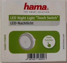 Hama Power LED Nachtlicht "Touch Switch" Steckdosenlampe 0,5W 3000K