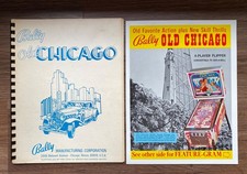Bally Old Chicago Manual + Flyer US / Flipper Pinball