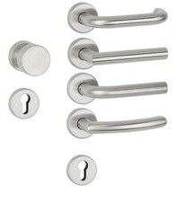 Edelstahl Türgriff Türdrücker Türklinke Türbeschlag Wechselgarnitur Knauf Knopf
