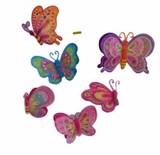 6 Set 3 D Schmetterlinge Wandtattoo Wanddeko Wandtatoo Wandaufkleber EXY6603