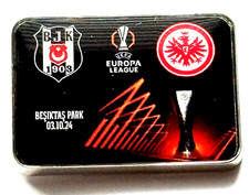 Pin Eintracht Frankfurt - Besiktas Europa League 03.10.24 Spieltagspin BRANDNEU