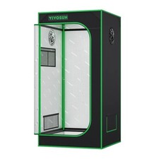 VIVOSUN Growzelt 60x60x90cm Indoor Growbox Zelt Pflanzenzelt für Kräuter&Pflanze