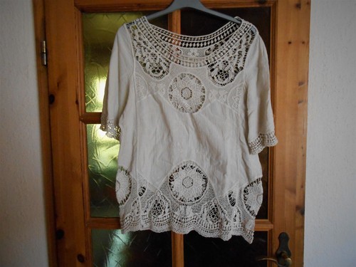 Spitzenshirt 40 - spitzenshirt, gr.40