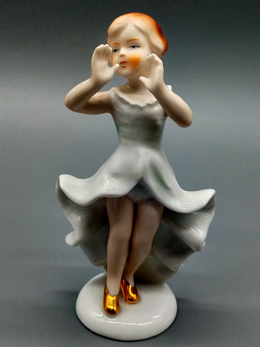 Art déco porzellanfigur - pm&m,