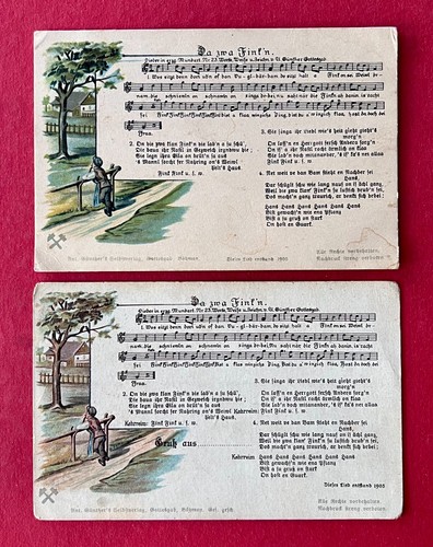 Erzgebirge lied ak von - 2,