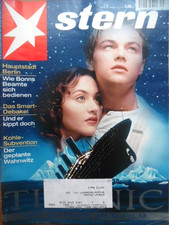 STERN 1 - 1998 TITANIC Leonardo diCaprio Eva Herzigova van Almsick Linda de Mol