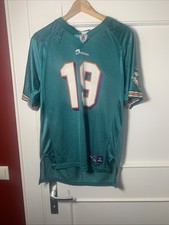 Miami Dolphins 2XL NFL Trikot Herren Brown 23 Grün Vintage Reebok Retro 