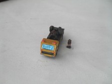 Spur Z 1:220 Modelleisenbahn Abschleppwagen mit Traktor - handbemalt