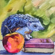 Igel und die Bücher