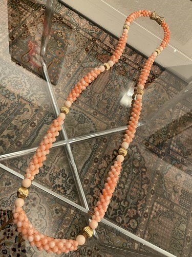 Engelhautkoralle antike kette - engelhautkoralle,