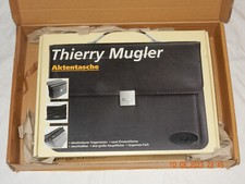THIERRY MUGLER Dokumententasche/Akten / Businesstasche,mit Schutzhülle, NEU/OVP
