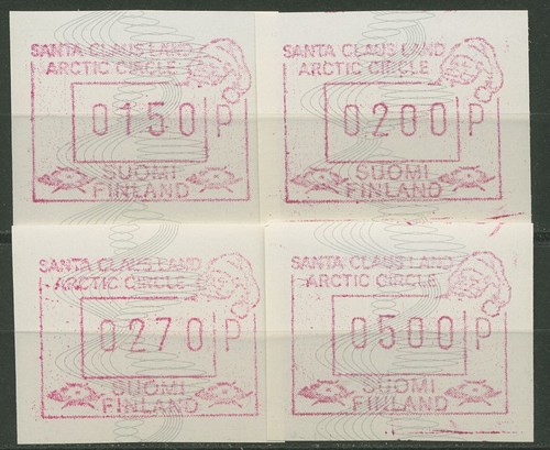 Finnland atm 1990 santa claus - finnland,
