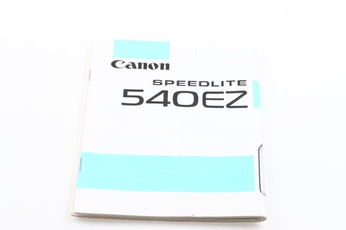 Canon speedlite 540ez - speedlite,