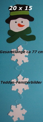 Teddys fensterbilder - teddys,