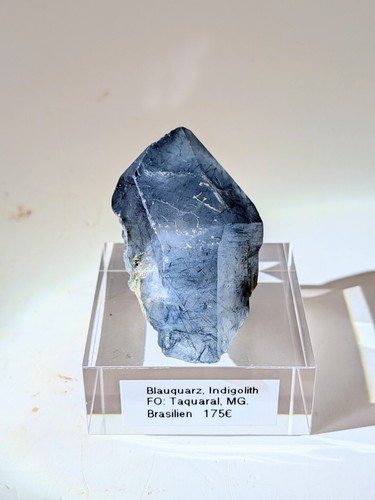 Blau quarz mit indigolith - blau-quarz,