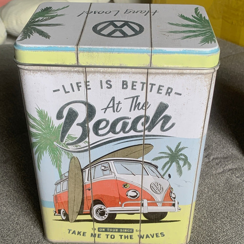 Volkswagen retro vorratsdose - volkswagen,