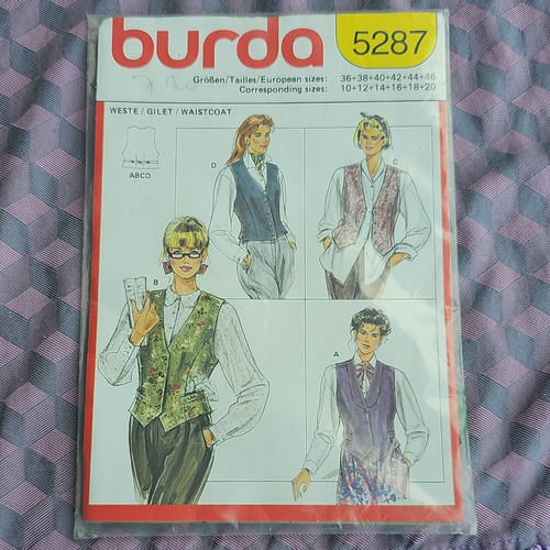 Burda 5287 schnittmuster - burda,