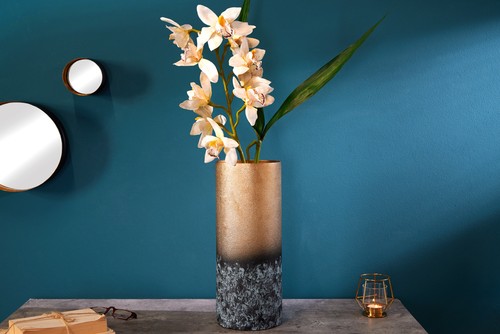 Dekorative vase abstract gold - vase,