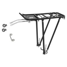 Fahrrad Gepäckträger Aluminium 24-26-28 Zoll verstellbar,schwarz