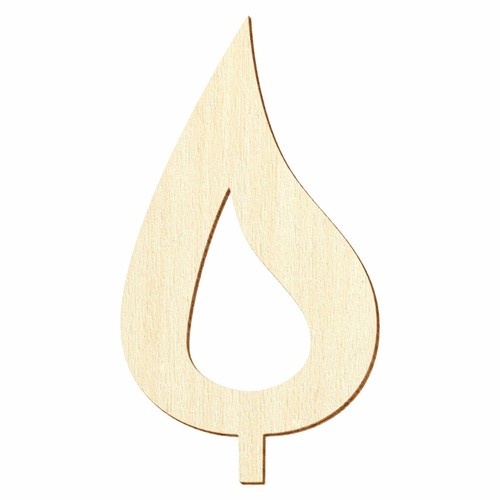 Holz kerzenflamme deko - v2,