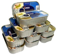 10x 120g Dorsch Leber in eigenem Saft 100% Naturbelassen Fisch Konserven Island