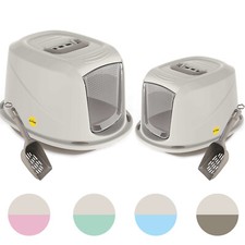 Katzentoilette mit Kapuze